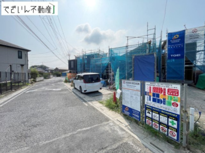 【前面道路含む現地写真】 | blooming garden久喜市栗原　【平屋】新築住宅 | ≪2号棟≫
現地(2026年7月撮影)
