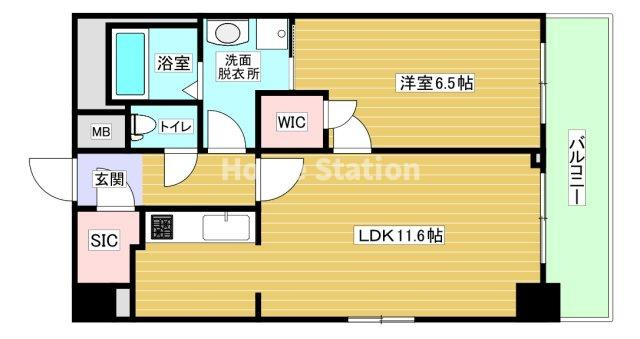 【間取り】 | アドバンス西梅田Ⅱ