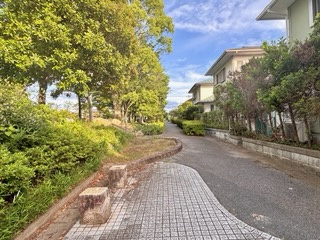 【前面道路含む現地写真】 | 市原市ちはら台南6丁目　京成千原線【ちはら台駅】 | 南側は遊歩道に接道！静かな時間が流れています