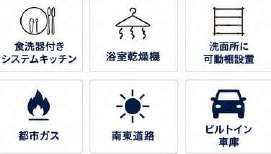 市川市広尾1丁目の設備