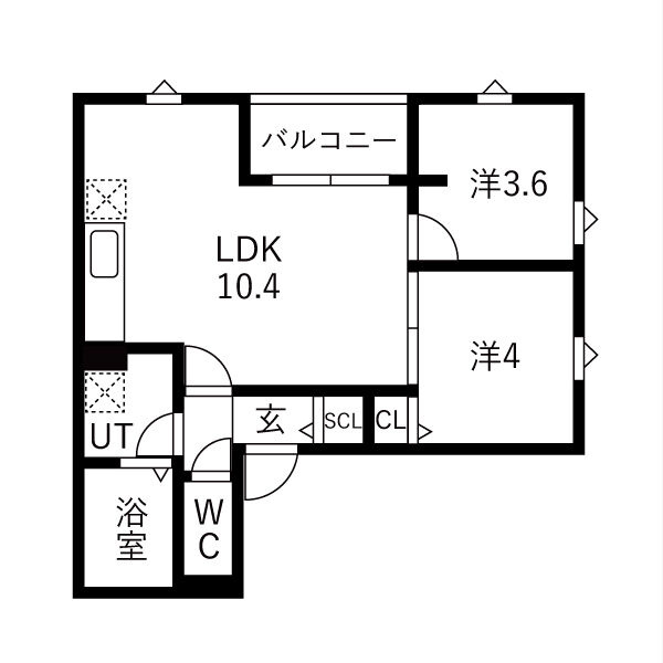 南区西又兵ヱ町APの間取り