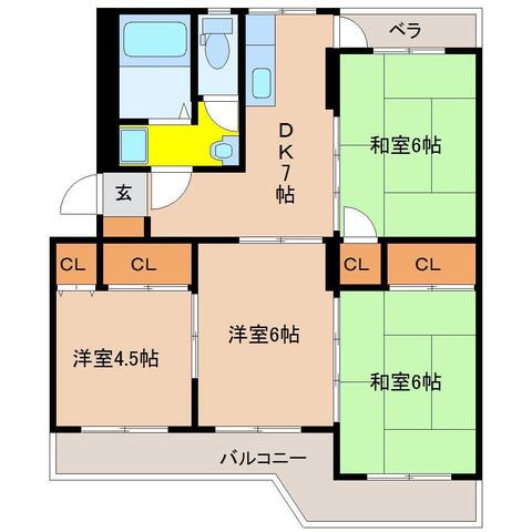 【間取り】 | デタント新城