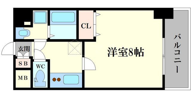 プレサンス梅田の間取り