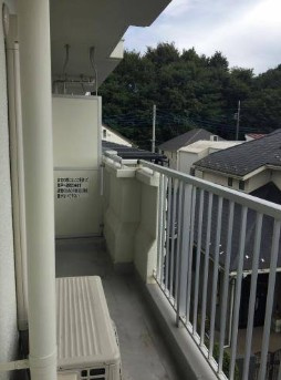 福生市南田園１丁目の賃貸マンションのバルコニー