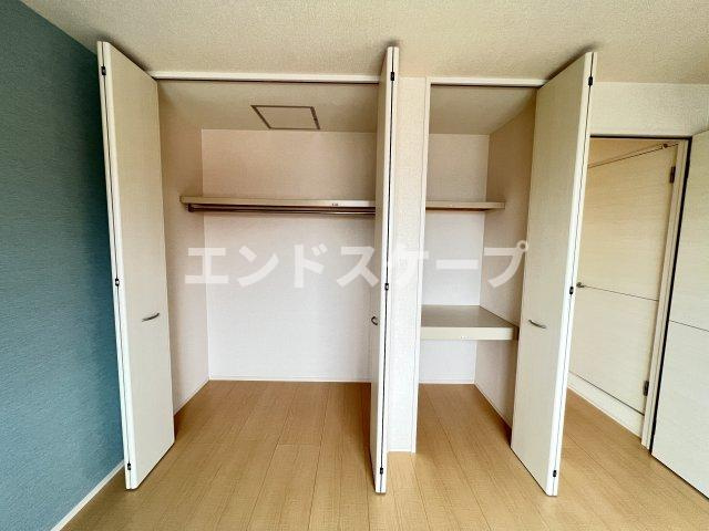 アリコ・ルージュ Bの収納|高崎、前橋エリアのお部屋探しはエンドスケープまで！お客様の理想お聞かせ下さい♪
