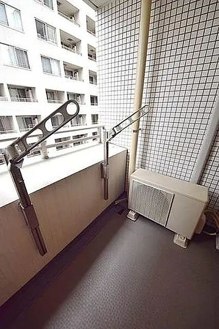 カスタリア茅場町のバルコニー
