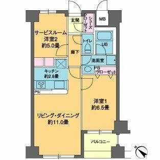 カスタリア茅場町の間取り