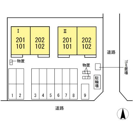 ネバーマインド　Ⅱの区画図