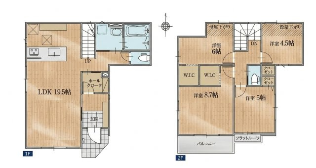 【間取り】 | 板橋区赤塚7丁目　新築分譲住宅　全1棟（成増店） | ※図面と現況が異なる場合は現況優先となります。
