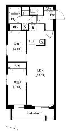 【間取り】 | タスキプライム テラス中村橋