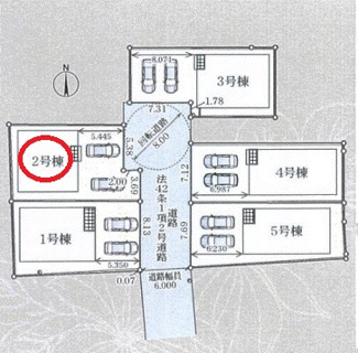 【区画図】 | クレイドルガーデン大和高田市市場第１３ | 区画図