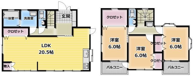【間取り】の画像