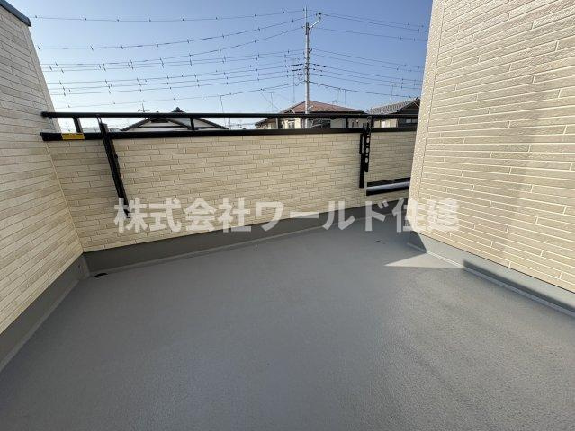 所沢市東狭山ヶ丘3丁目のバルコニー