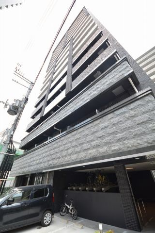 プレサンス大阪城公園ネクサスの外観|プレサンス大阪城公園ネクサス　綺麗な外観