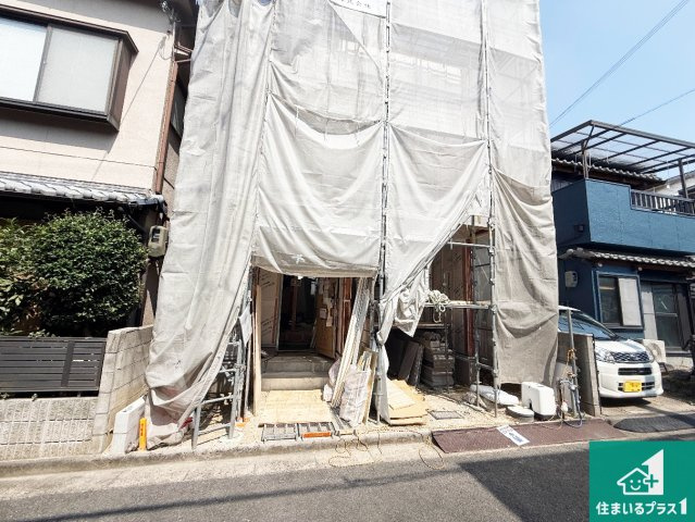 藤井寺市大井　新築一戸建ての外観|現在建築中！落ち着いた街並みで新生活を始めることが出来そう！周辺の物件も併せてご紹介させて頂きます！