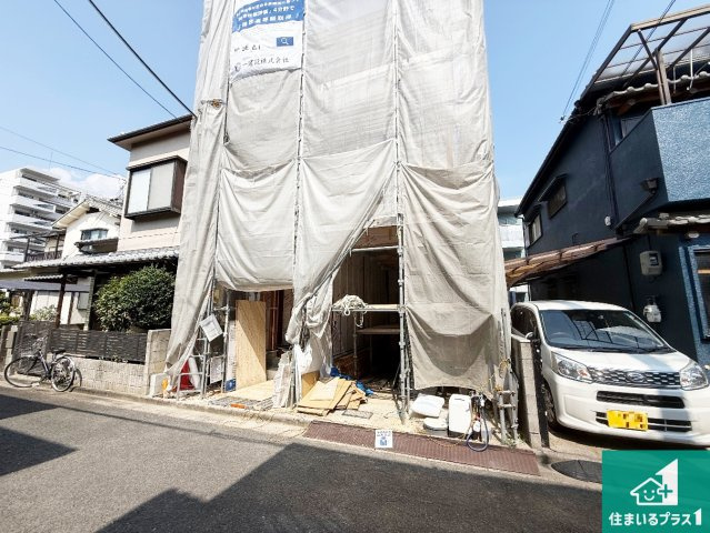 藤井寺市大井　新築一戸建ての外観|現在建築中！落ち着いた街並みで新生活を始めることが出来そう！周辺の物件も併せてご紹介させて頂きます！