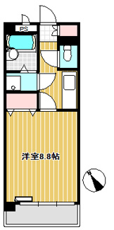 【間取り】 | 第2サンハイツ台原
