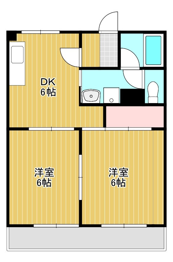 ベルク青葉 の間取り