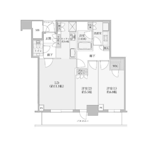 プレミストタワー大阪新町ローレルコート