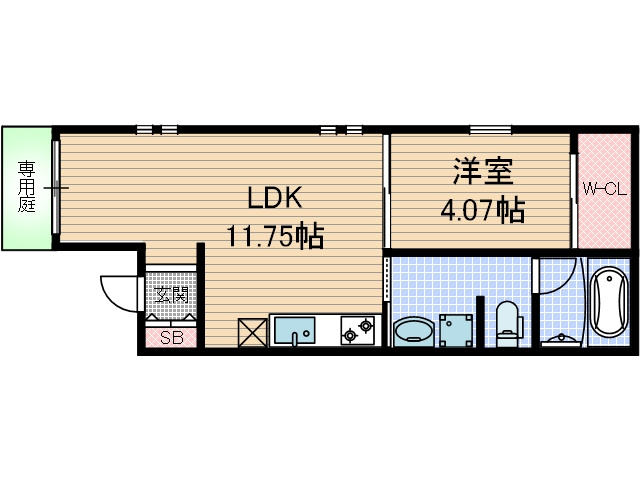 ルシアコート庄の間取り