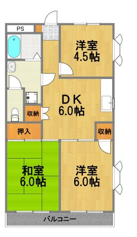 【間取り】 | キョーワハウス拝島Ⅰ