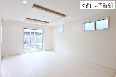 【居間・リビング】 | blooming garden久喜市栗原4丁目　新築住宅 | ≪1号棟≫
現地(2026年7月撮影)