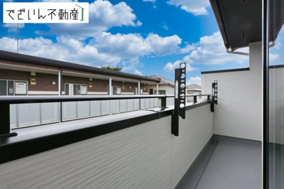 【バルコニー】 | blooming garden久喜市栗原4丁目　新築住宅 | ≪1号棟≫
現地(2026年7月撮影)