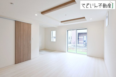 【居間・リビング】 | blooming garden久喜市栗原4丁目　新築住宅 | ≪1号棟≫
現地(2026年7月撮影)