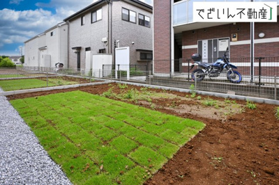【庭】 | blooming garden久喜市栗原4丁目　新築住宅 | ≪1号棟≫
現地(2026年7月撮影)
