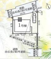 宮代町中島第10　新築一戸建て　クレイドルガーデンの区画図|全１棟