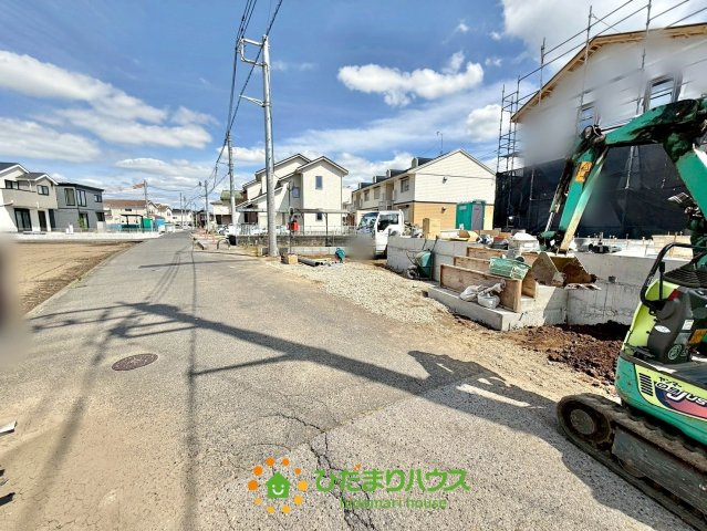 宮代町中島第10　新築一戸建て　クレイドルガーデンの前面道路含む現地写真|2026/6/6
