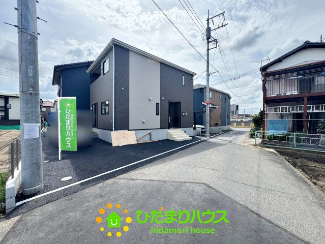 宮代町中島第10　新築一戸建て　クレイドルガーデンの前面道路含む現地写真|2026/08/18　撮影