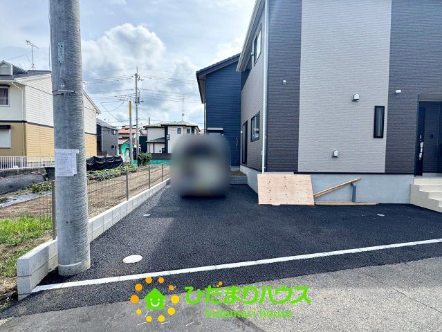宮代町中島第10　新築一戸建て　クレイドルガーデンの駐車場|2026/08/18　撮影
