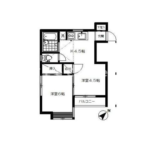 【間取り】 | ＫフラットⅡ