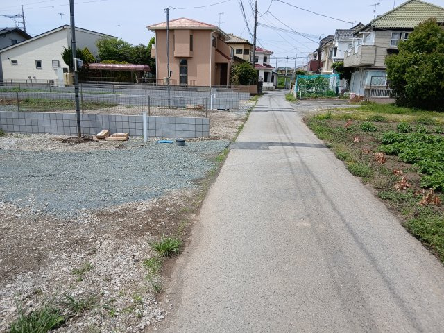 リーブルガーデン．S　深谷稲荷町北第３　の前面道路含む現地写真|現地前面道路（2026年04月28日）撮影