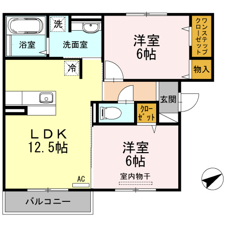 ブランチブロード樹の間取り
