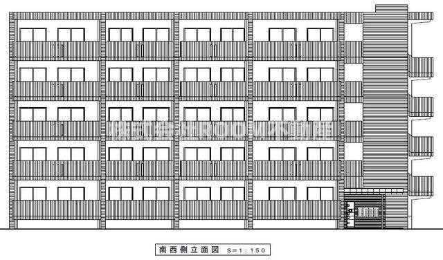 （仮称）都城市南横市町YMマンションの外観|落ち着いた雰囲気の外観です