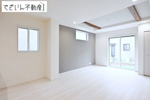 【居間・リビング】 | blooming garden久喜市栗原4丁目　新築住宅 | ≪2号棟≫
現地(2026年7月撮影)