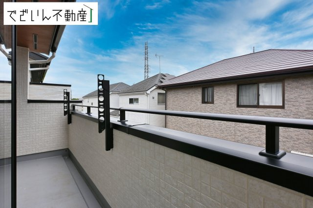 【バルコニー】 | blooming garden久喜市栗原4丁目　新築住宅 | ≪2号棟≫
現地(2026年7月撮影)