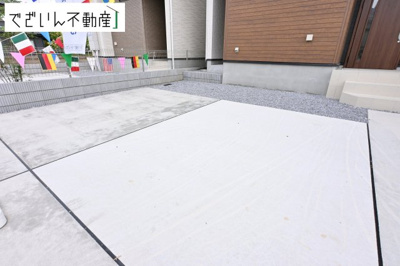 【駐車場】 | blooming garden久喜市栗原4丁目　新築住宅 | ≪2号棟≫
現地(2026年7月撮影)