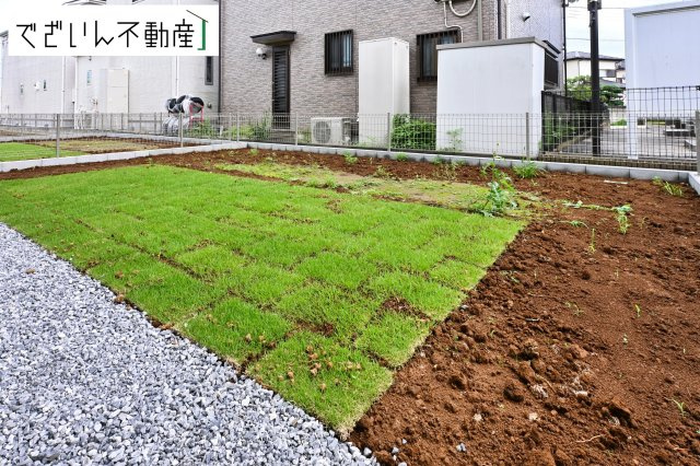 【庭】 | blooming garden久喜市栗原4丁目　新築住宅 | ≪2号棟≫
現地(2026年7月撮影)