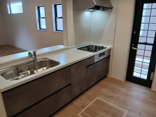 リーブルガーデン．S　深谷稲荷町北第３　のキッチン|３号棟現地キッチン（2026年07月31日）撮影