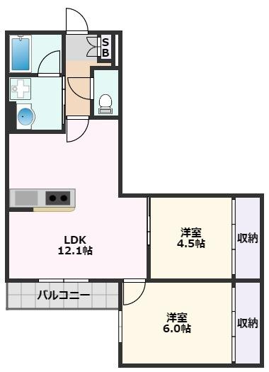 【間取り】 | ルロワ千里山