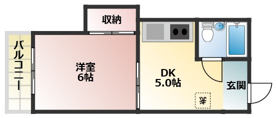 コーポあおき2の間取り