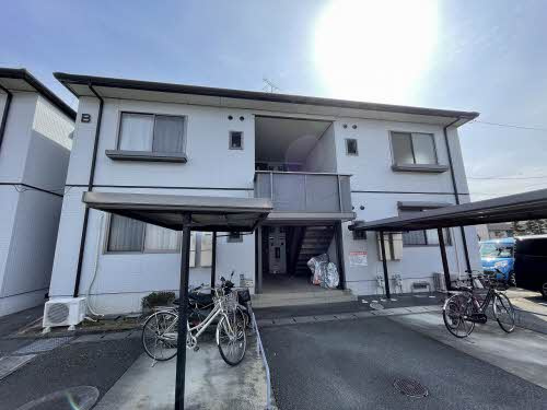 熊本市北区鶴羽田２丁目のアパートの外観