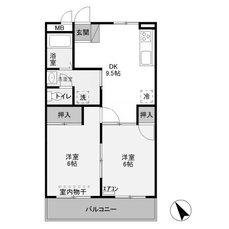 【間取り】 | ラポール16