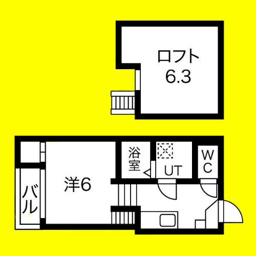 BLUE GARDEN　名古屋市賃貸　仲介手数料無料の間取り