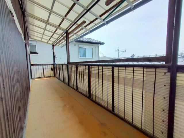 山祗町一戸建のバルコニー