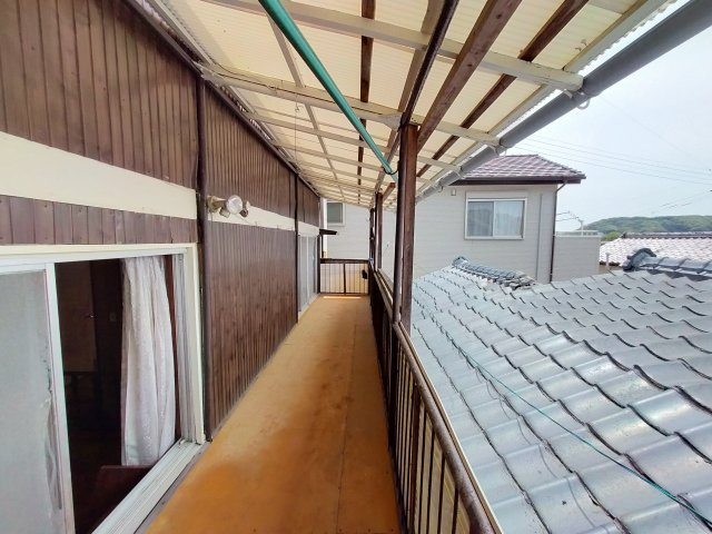 山祗町一戸建のバルコニー