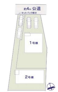 【区画図】 | 藤沢市藤沢5丁目Ⅱ 新築戸建 全2棟